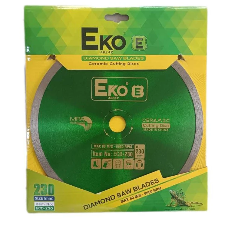 صفحه برش سرامیک بر اکو مدل ECD230 سایز 230 میلی متر